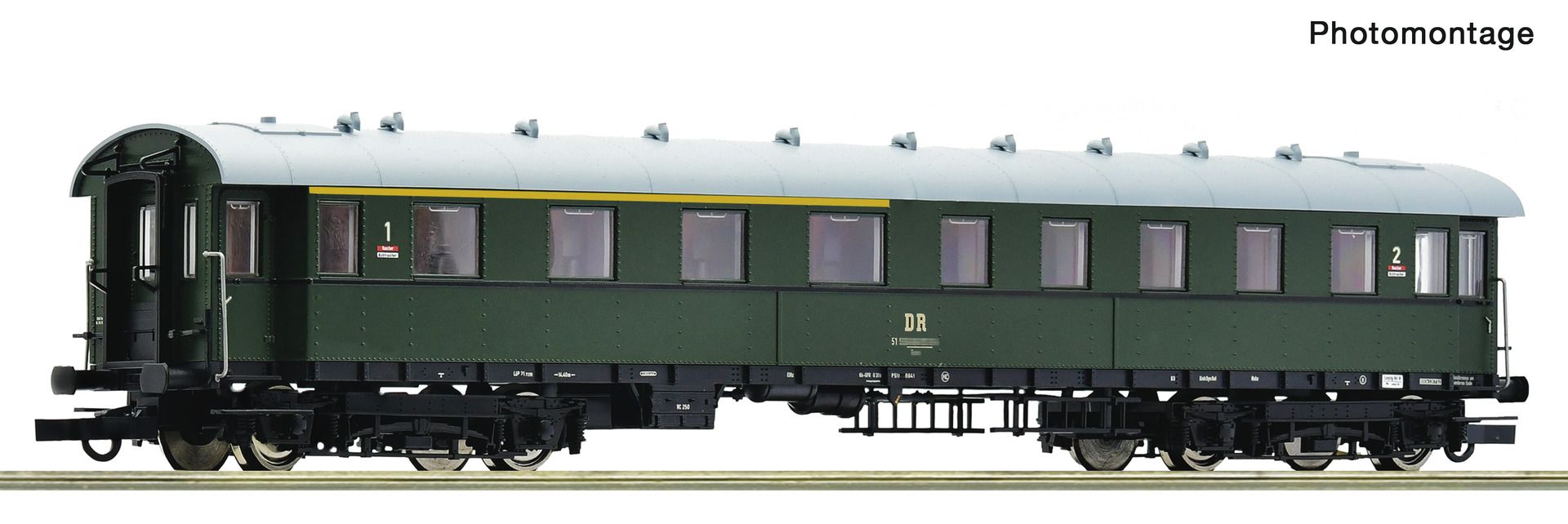 Roco 6200205 - Personenwagen Bauart 28 Abge, 1./2. Klasse, DR, Ep.IV