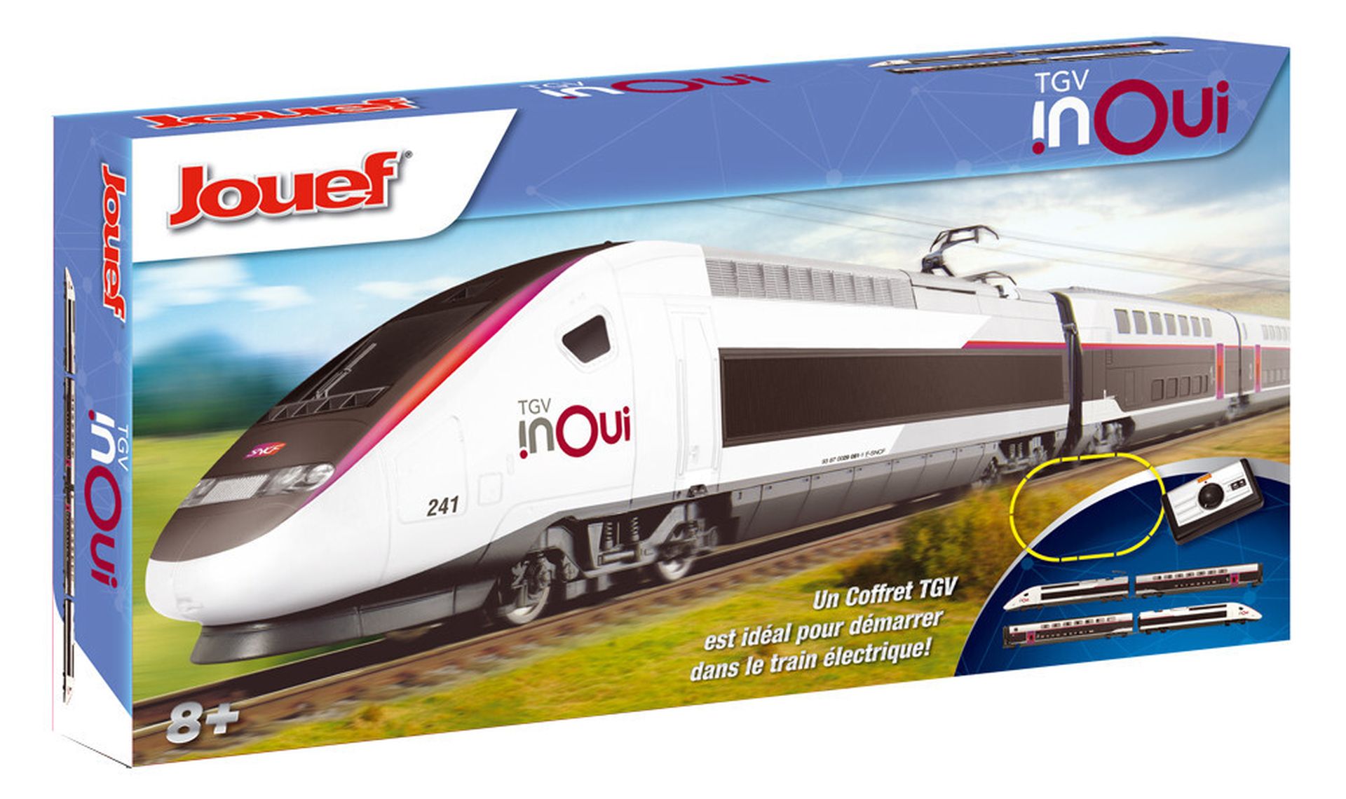 Jouef HJ1060 - Analoges Startset mit Triebzug TGV, SNCF, Ep.V-VI