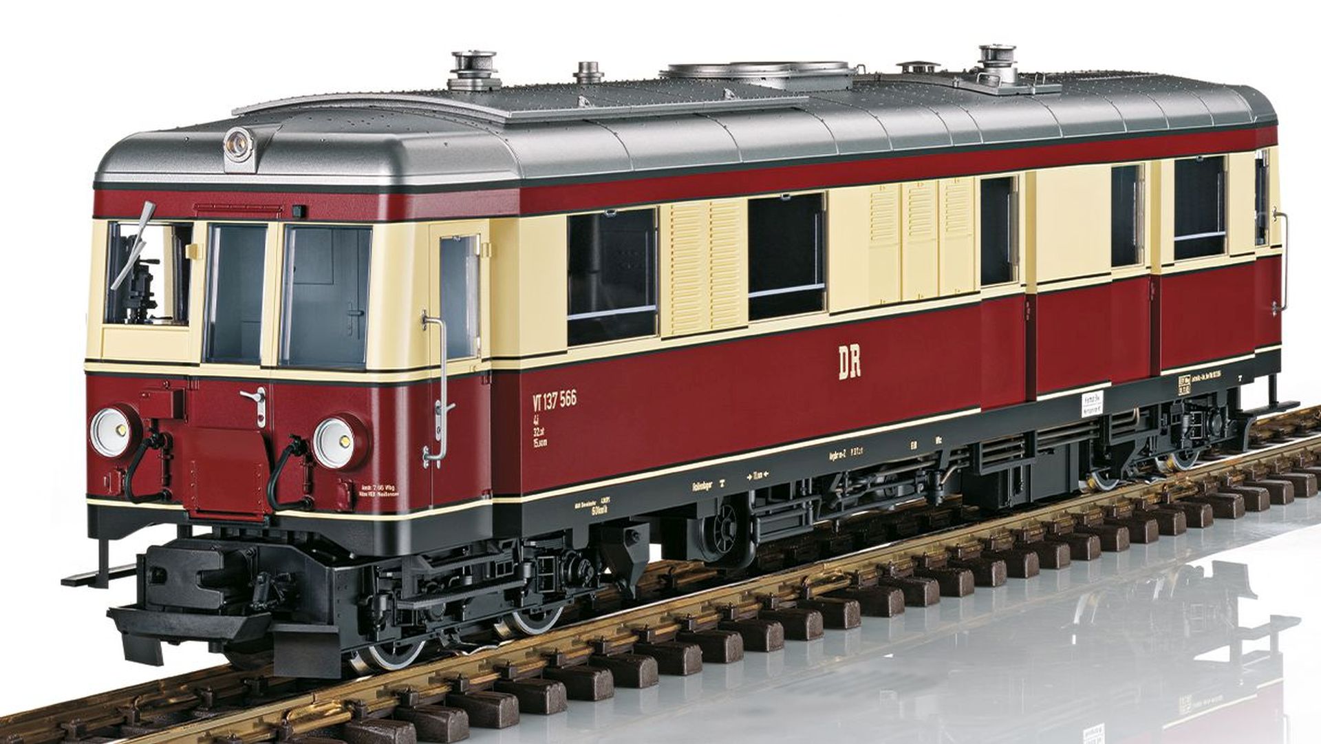 LGB 26391 - Triebwagen VT 137 566, DR, Ep.III, DC-MFX-Sound