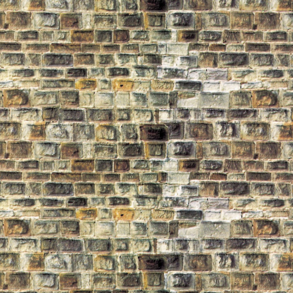 Vollmer 46045 - Karton-Mauerplatte 'Sandstein', hellgrau, 25x12,5cm