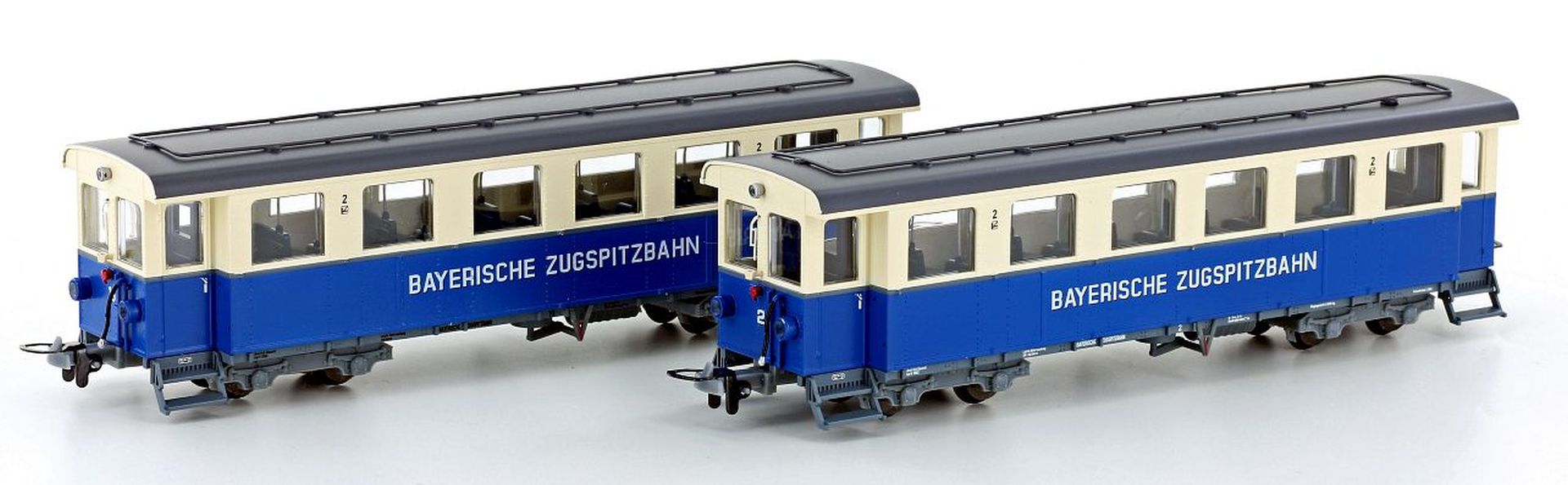 Hobbytrain H43107 - 2er Set Personenwagen, Zugspitzbahn, Ep.V, H0