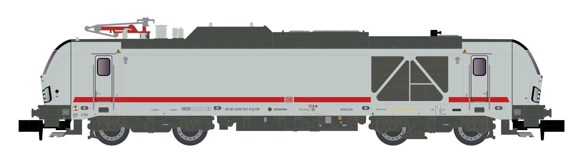 Hobbytrain H3126 - Zweikraftlok BR 248 Vectron Dual Mode, DBAG IC, Ep.VI