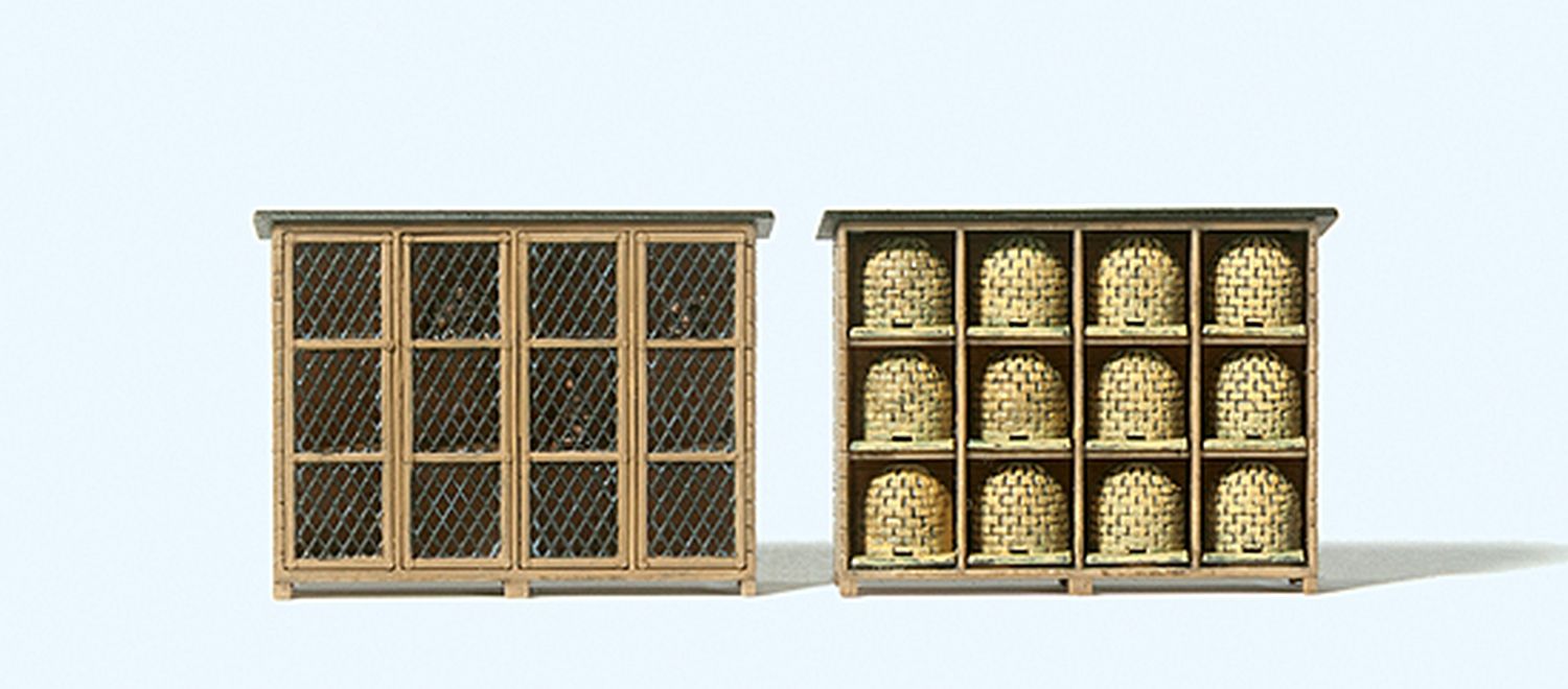 Preiser 17606 - Hasenstall und Bienenstand, Bausatz
