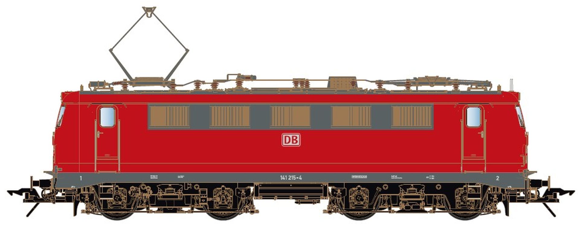 Lenz 40341-05 - E-Lok 141 215-4, DBAG, Ep.V-VI