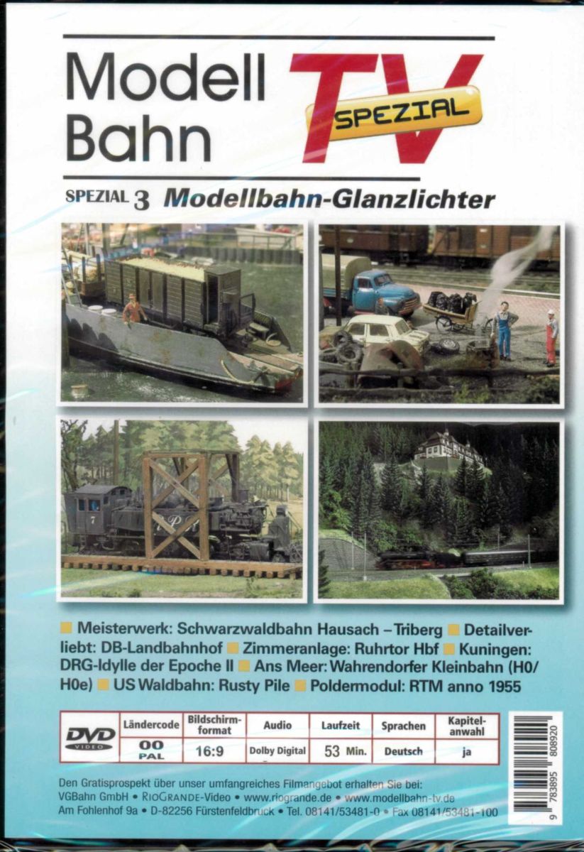 VGB 7703 - DVD - Modellbahn TV - Spezial 3