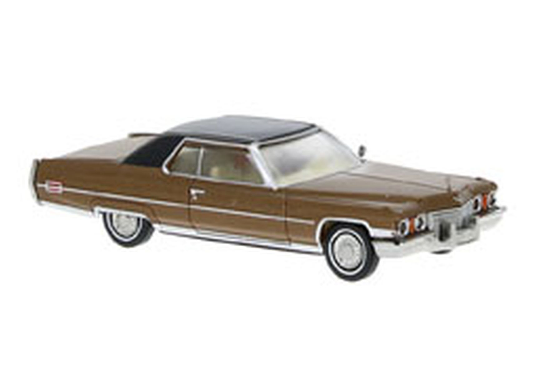 Brekina 18130 - Cadillac de Ville Coupe, braun metallic