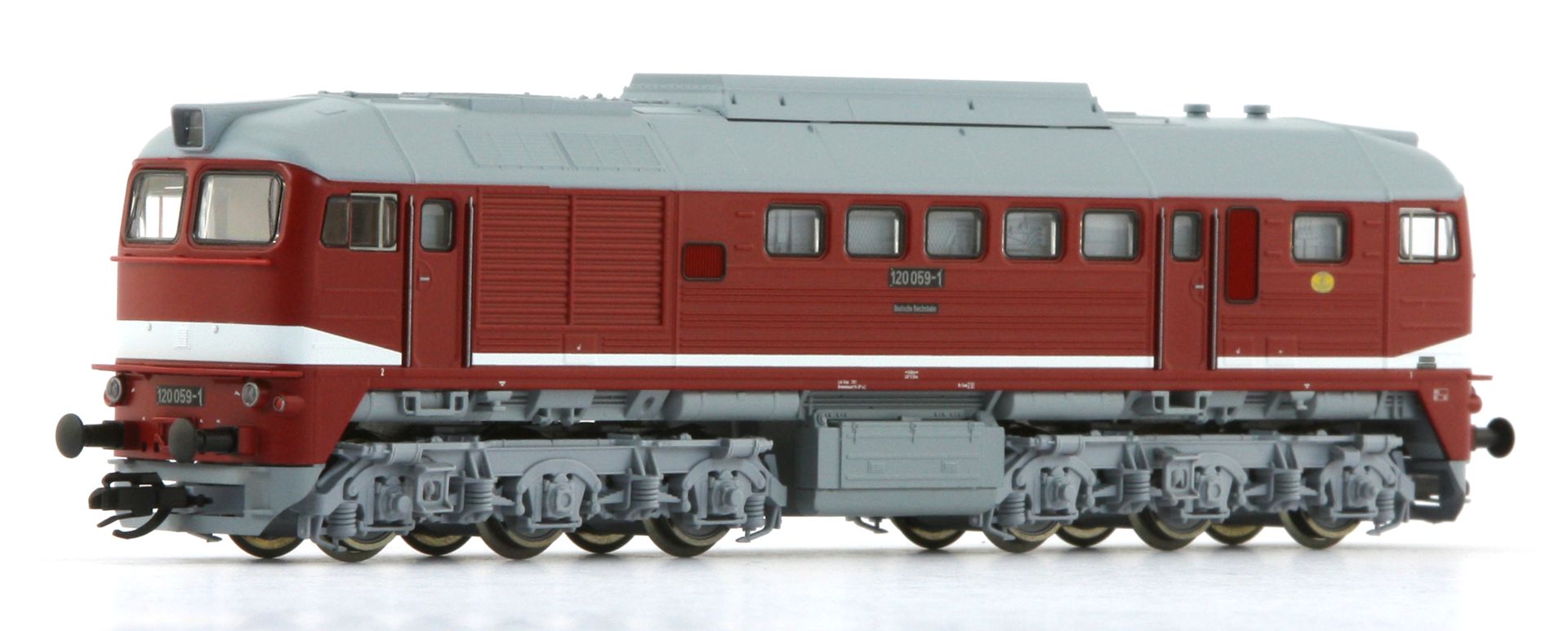 Roco 7590009 - Diesellok 120 059-1 Sondersparlackierung, DR, Ep.IV, DC-Sound Roco 7590009 - Diesellok 120 059-1 Sondersparlackierung, DR, Ep.IV, DC-Sound