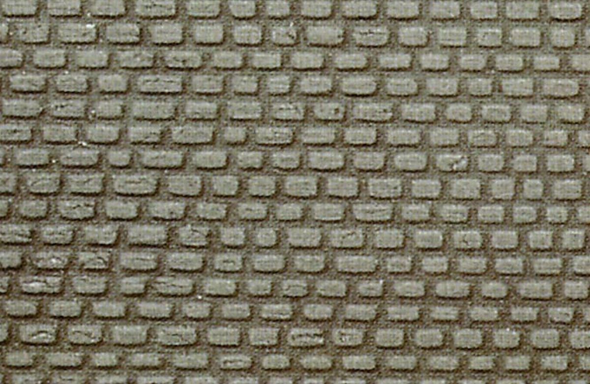 Heki 72302 - Kopfsteinpflaster, 2 Platten, je 40x20cm