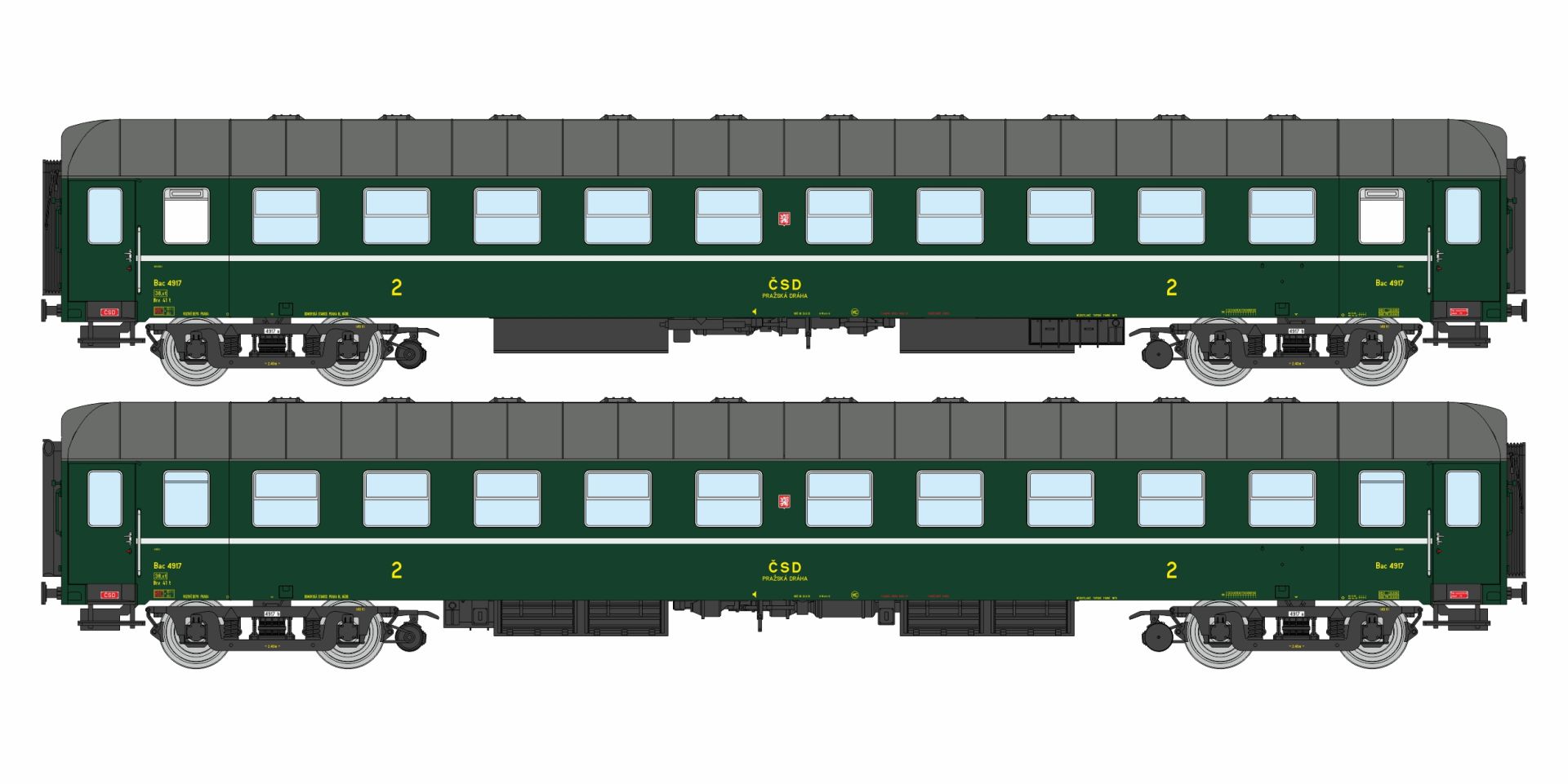 igra 97110065 - Personenwagen Bac, CSD, Ep.III