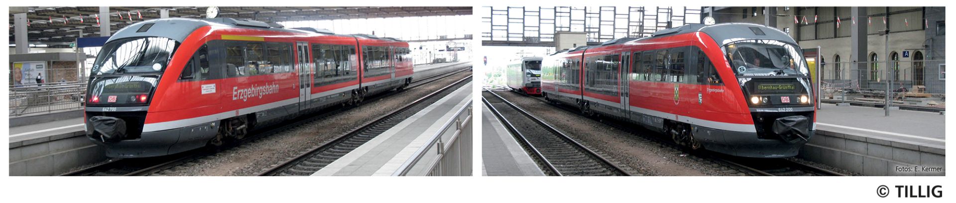 Tillig 04887 - Triebwagen BR 642 'Erzgebirgsbahn', DBAG, Ep.VI