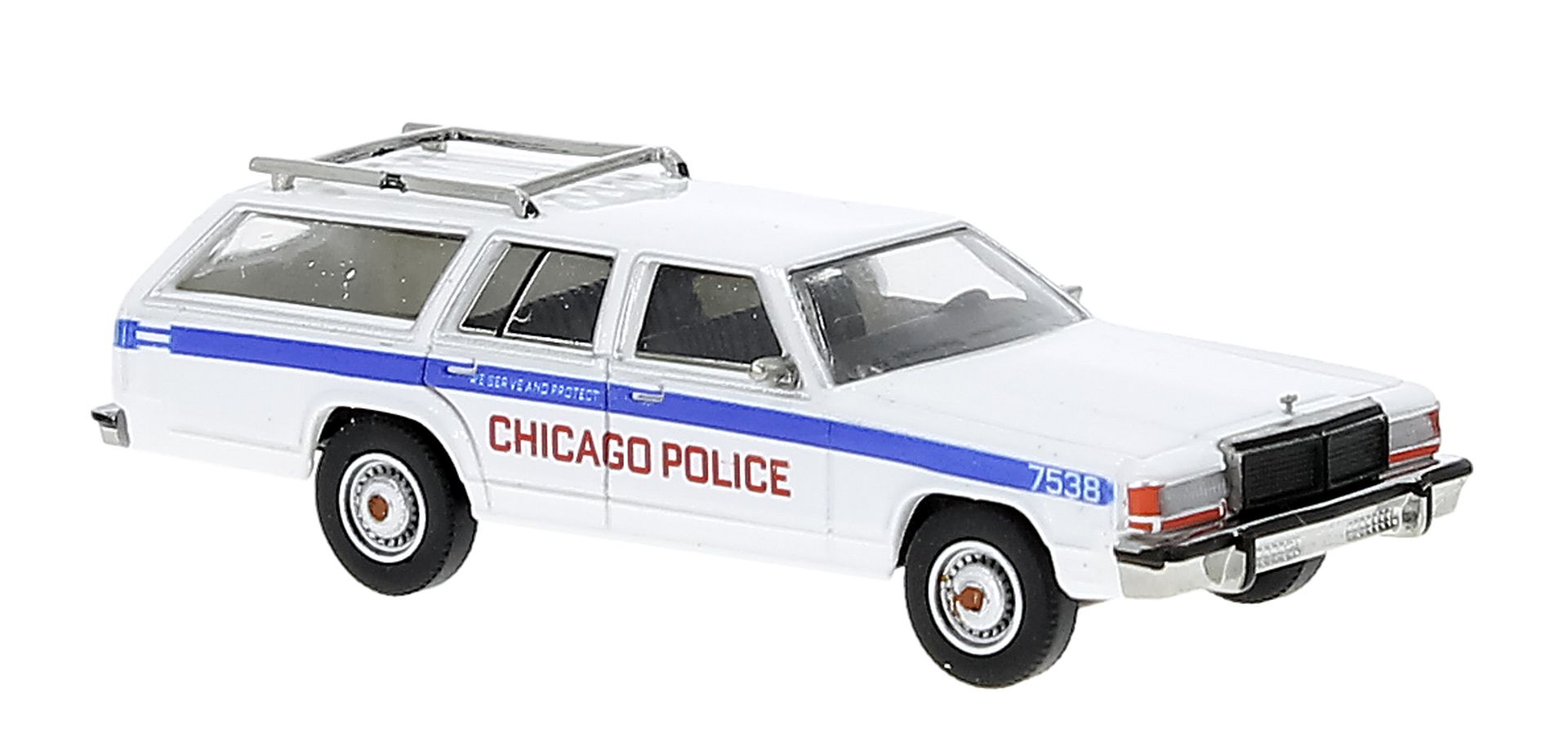 Brekina 19632 - Ford LTD Station Wagon der Chicago Police