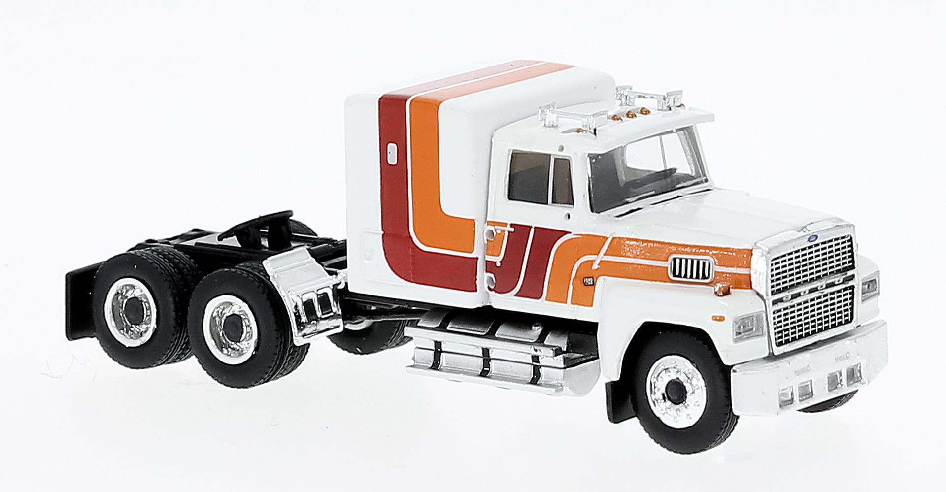 Brekina 85876 - Ford LTL 9000, weiss/orange, 1978