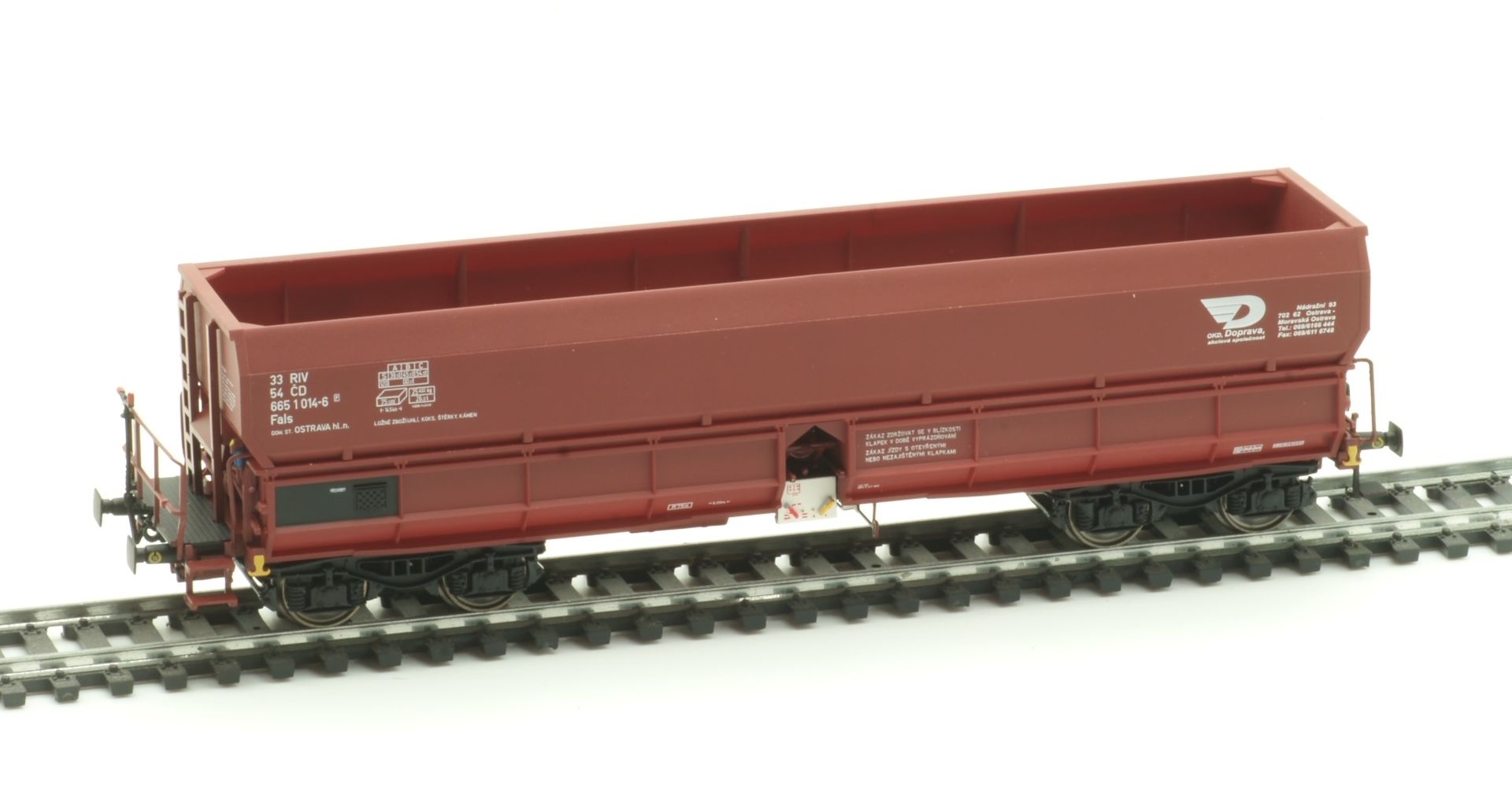 Albert Modell 665008 - Offener Güterwagen Fals, CD, Ep.V 'OKD DOPRAVA'