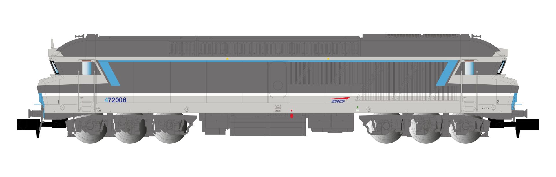 Arnold HN2653S - Diesellok CC 72006 'Multiservice', SNCF, Ep.V, DC-Sound