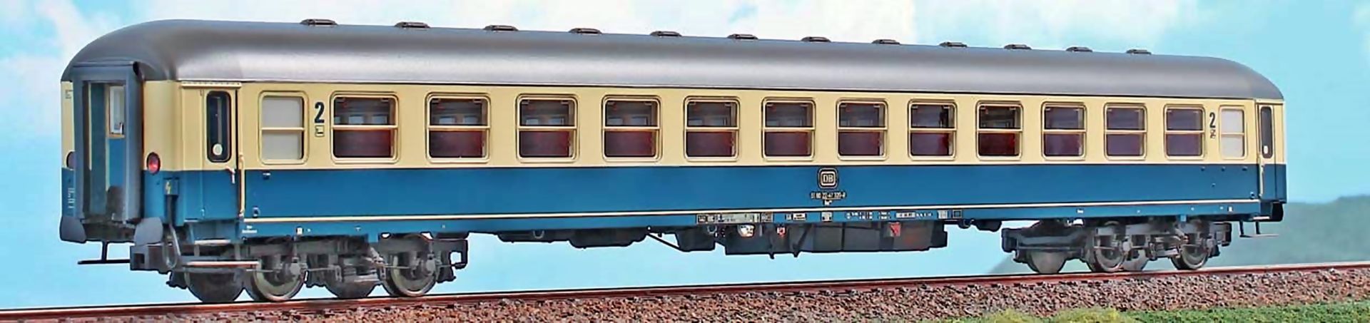 ACME AC 52245 - Personenwagen UIC-X Bm234, 2. Klasse, DB, Ep.IV