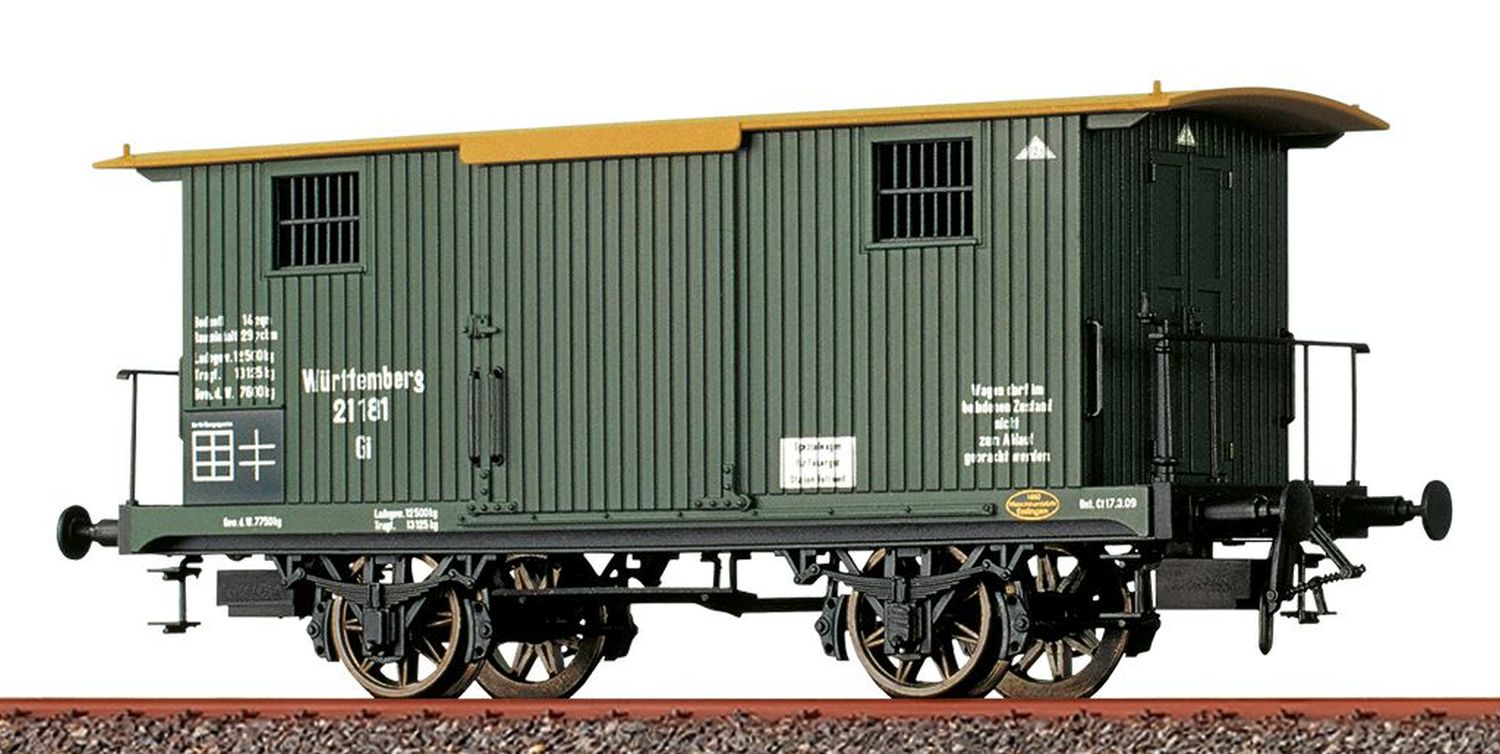 Brawa 47727 - Gedeckter Güterwagen G, K.W.St.E., Ep.I