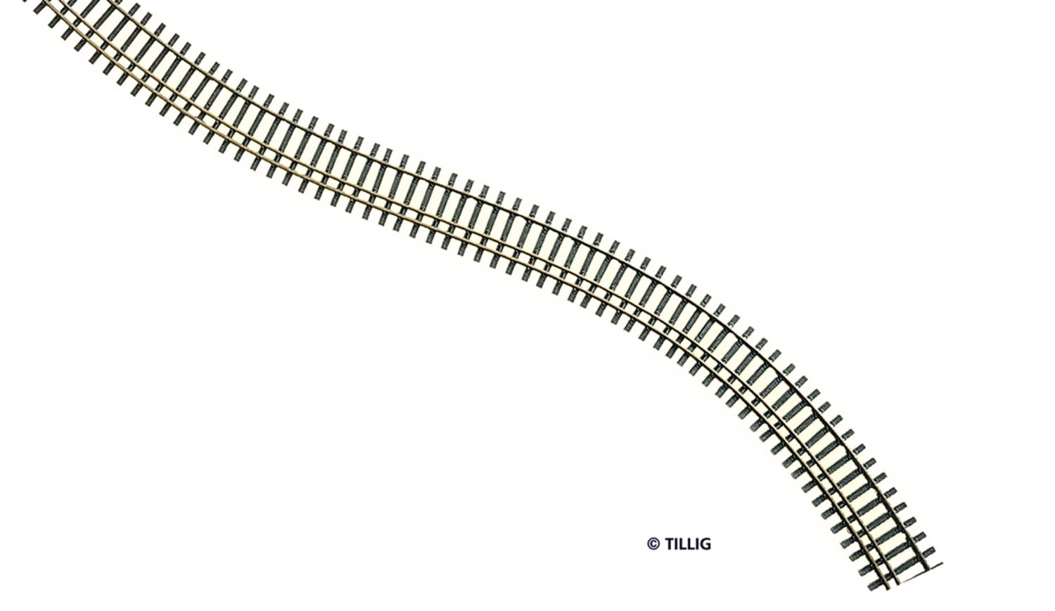 Tillig 85127 - Dreischienen Flexgleis, 680mm, H0/H0m