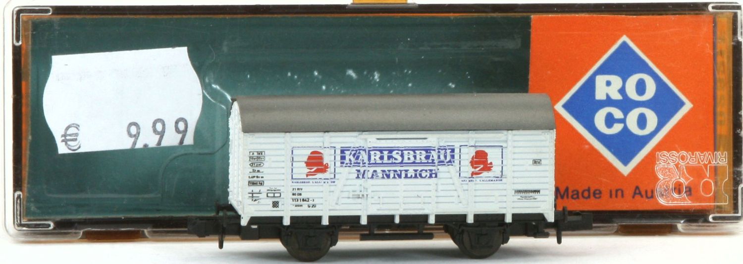 Roco 02321F-G - gedeckter Güterwagen, DB, weiß