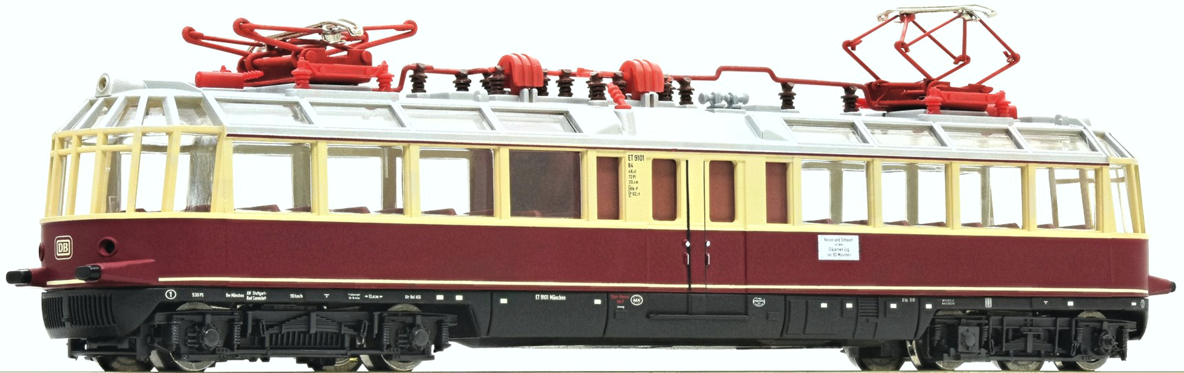 Fleischmann 741103 - Triebwagen ET 91 01 'Gläserner Zug', DB, Ep.III