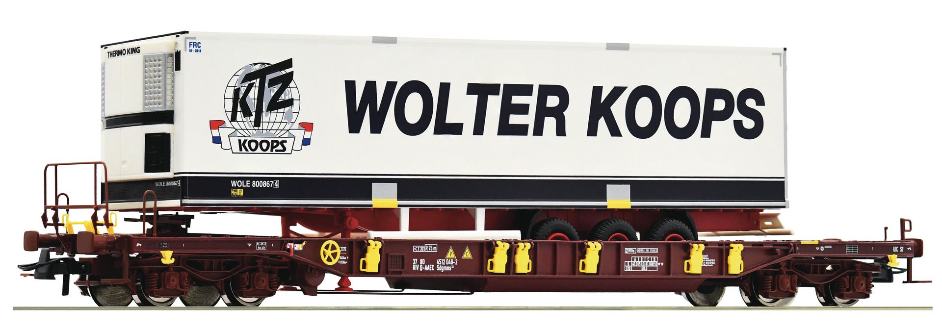 Roco 76224 - Taschenwagen T3, Sdgmns 33, AAE, Ep.VI 'WOLTER KOOPS'