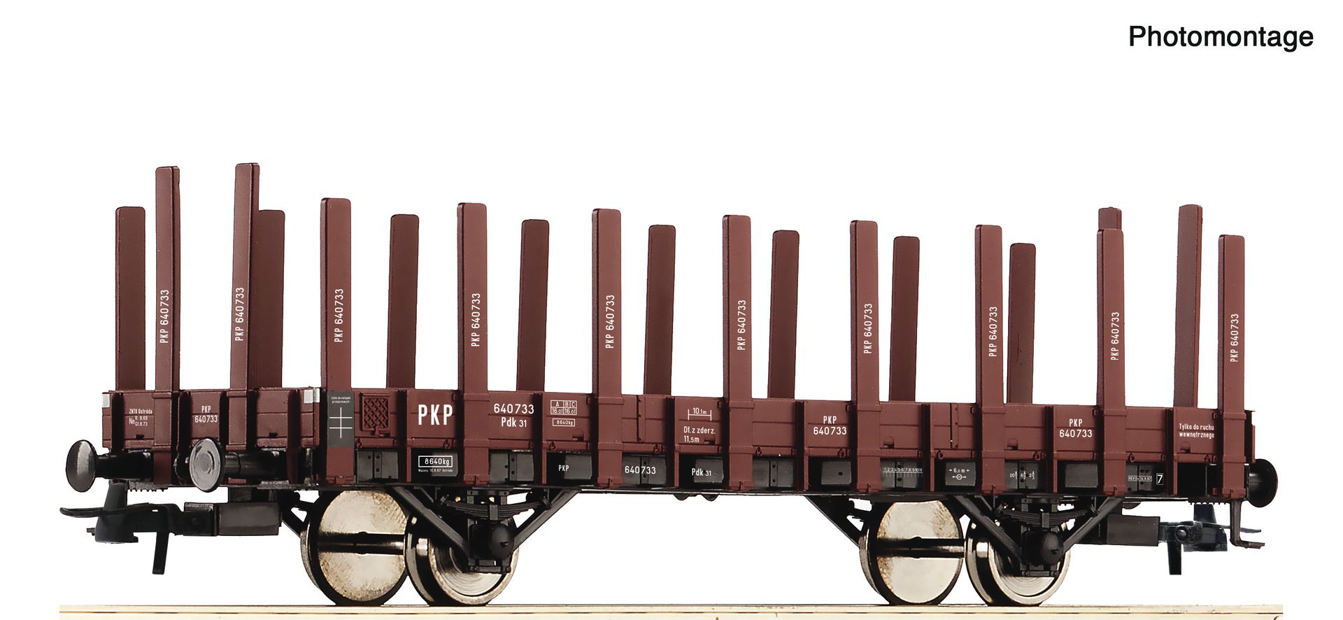 Roco 6600148 - Steckrungenwagen Pdk 31, PKP, Ep.III