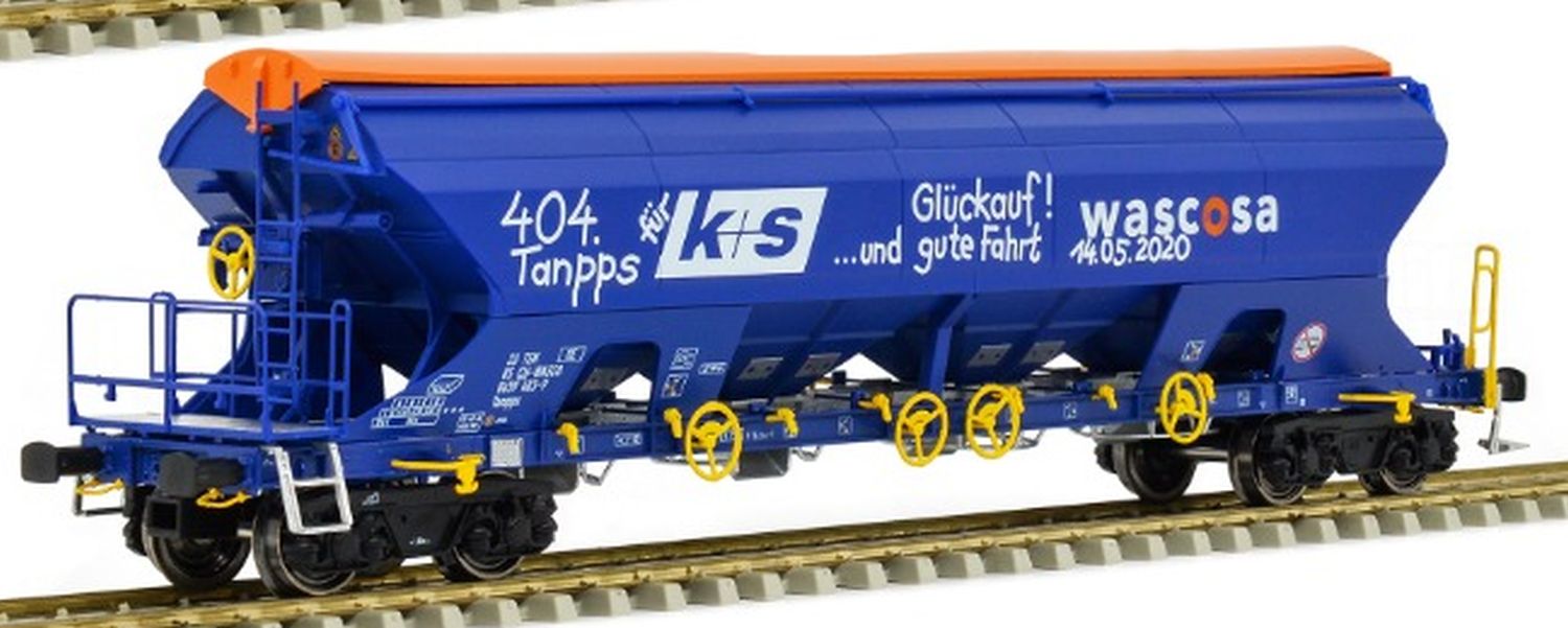 Sudexpress S197267 - 3er Set Schüttgutwagen Tanpps, Wascosa, Ep.VI 'k+s'