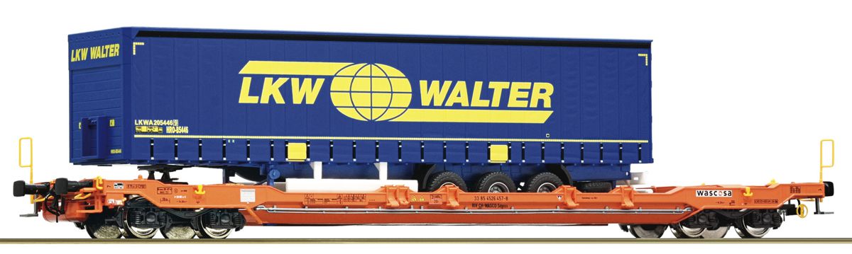 Roco 6600063 - Taschenwagen T5, Wascosa, Ep.VI 'LKW WALTER'