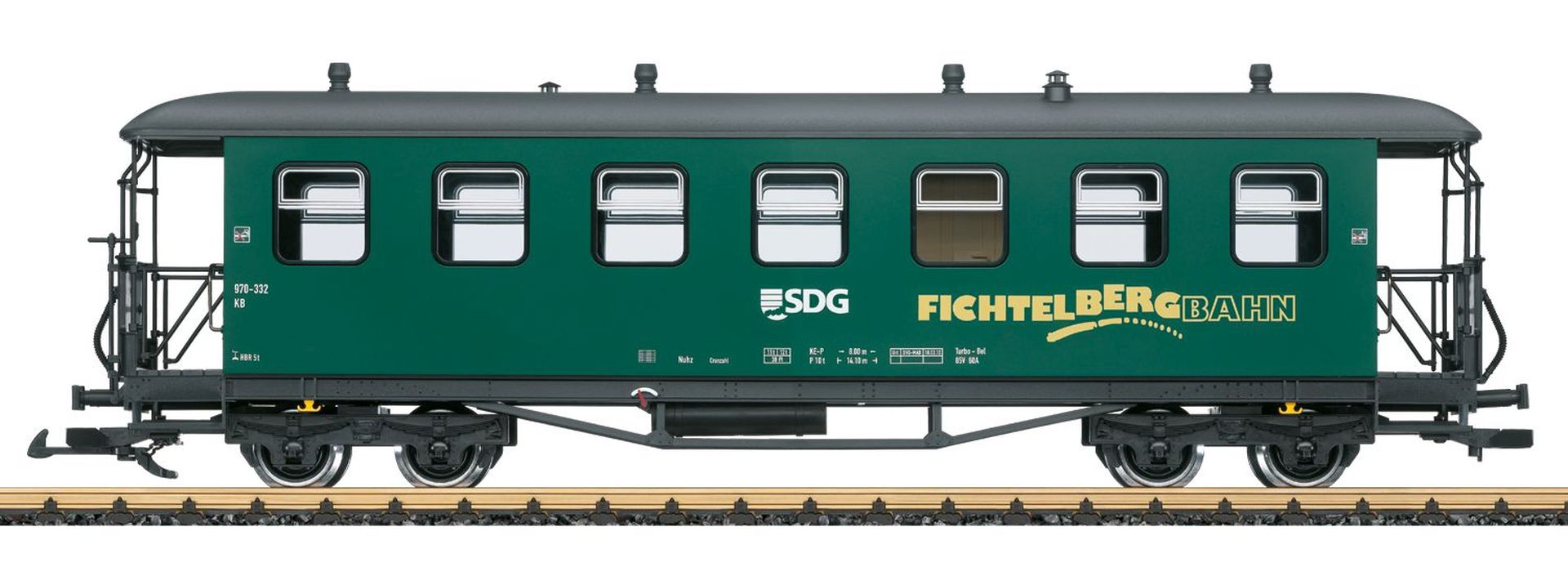 LGB 36370 - Personenwagen KB, SDG, Ep.VI 'Fichtelbergbahn'