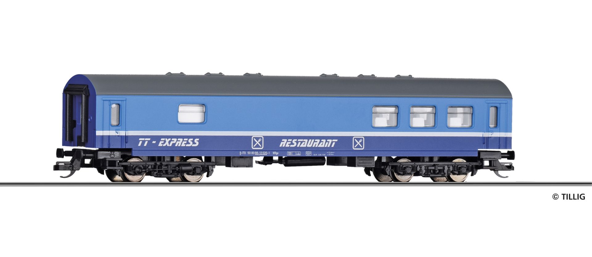 Tillig 13758 - Speisewagen, TT-Express, Ep.VI