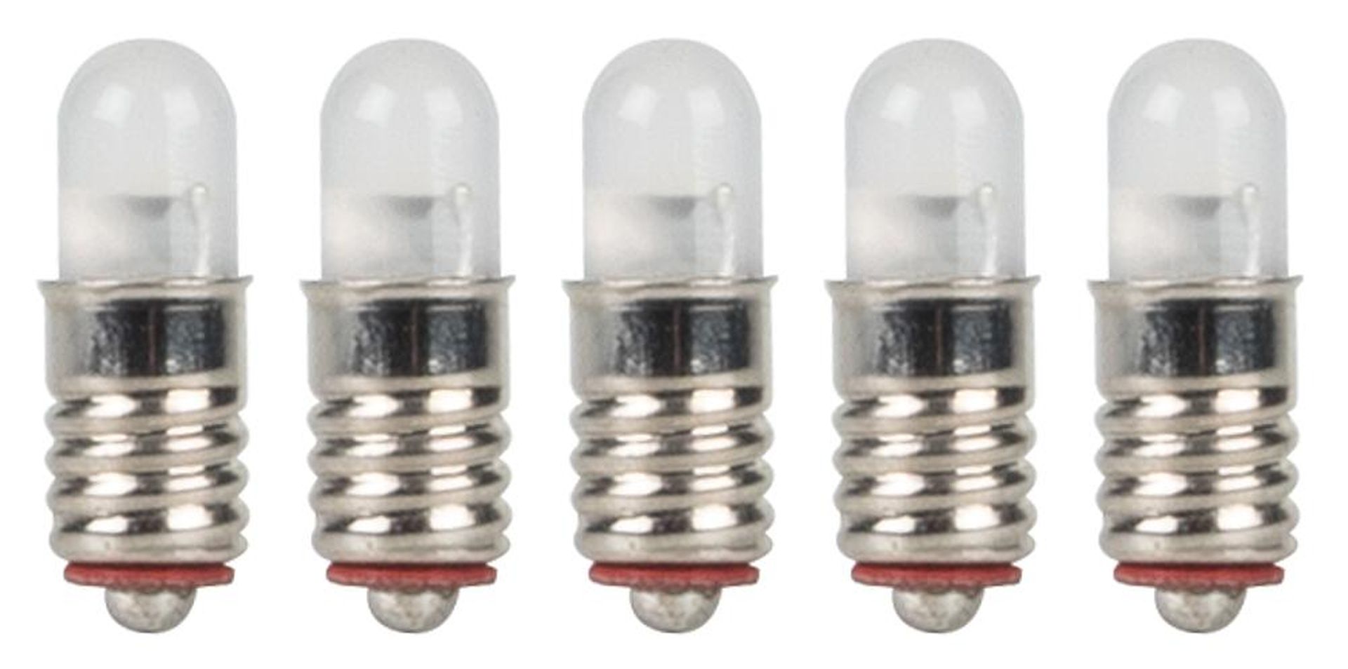 Faller 180228 - 5 LEDs für Beleuchtungssockel, warmweiß