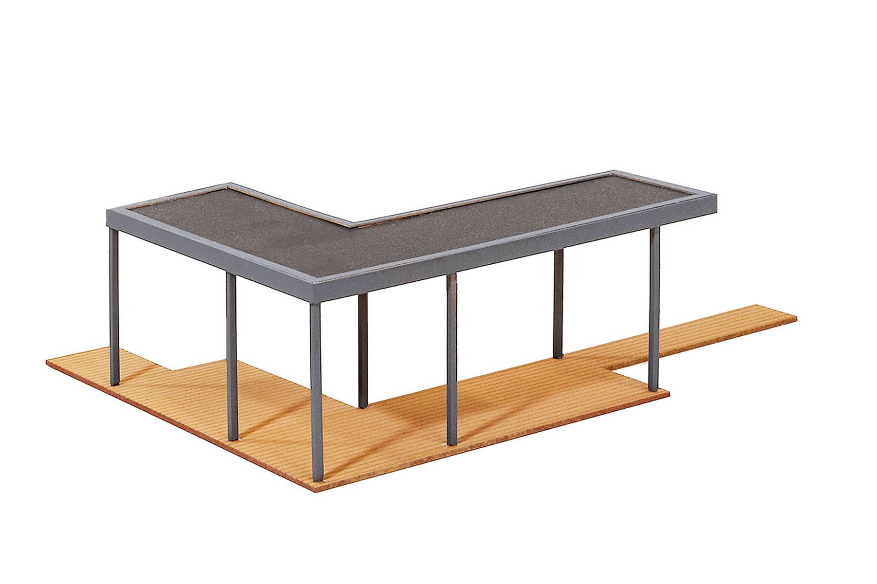 Kibri 38345 - Überdachte Terrasse - Polyplate Bausatz