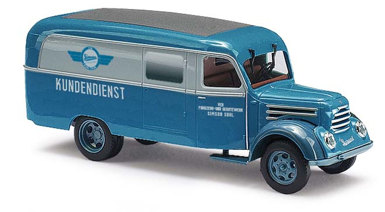 Busch 51818 - Robur Garant K 30 Kastenwagen Simson Suhl, Baujahr 1957