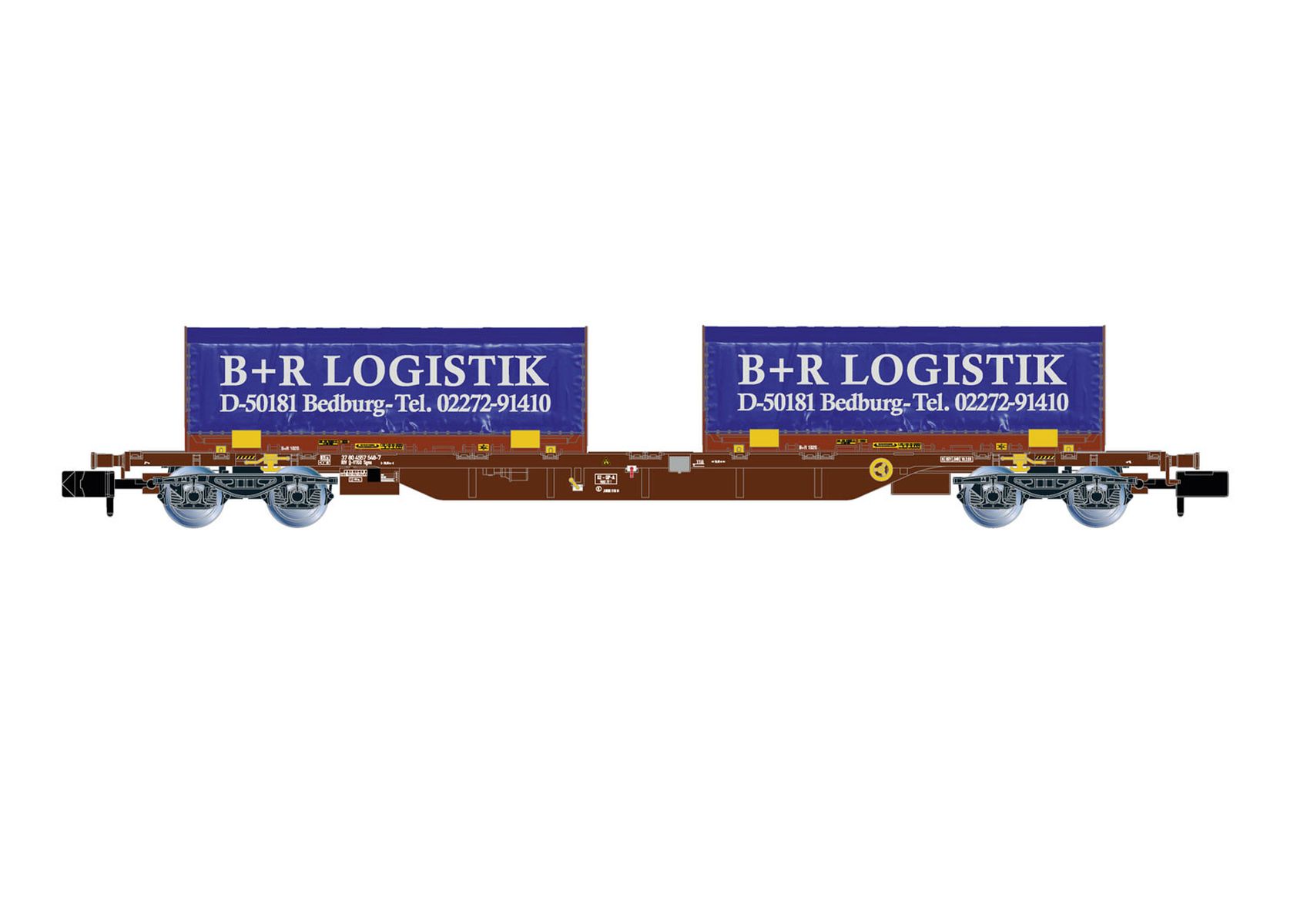 Arnold HN6658 - Containerwagen, Ep.V-VI 'B+R logistik Bedburg'
