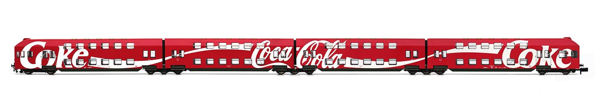 Arnold HN4471 - Doppelstockzug DBv mit Steuerabteil, DBAG, Ep.V 'Coca-Cola'