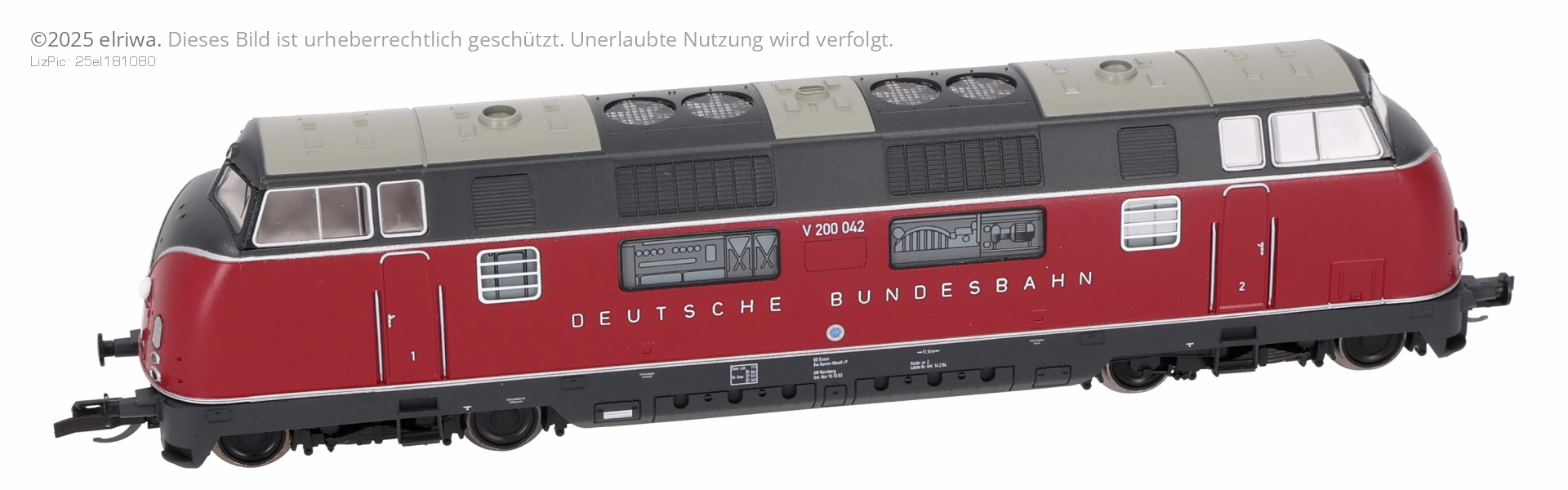 Tillig 02508 - Diesellok V 200.0, DB, Ep.III