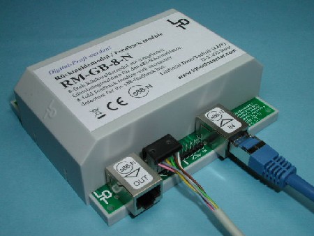 Littfinski 320102 - RM-GB-8-N-F - 8-fach Rückmeldemodul s88, Fertigmodul