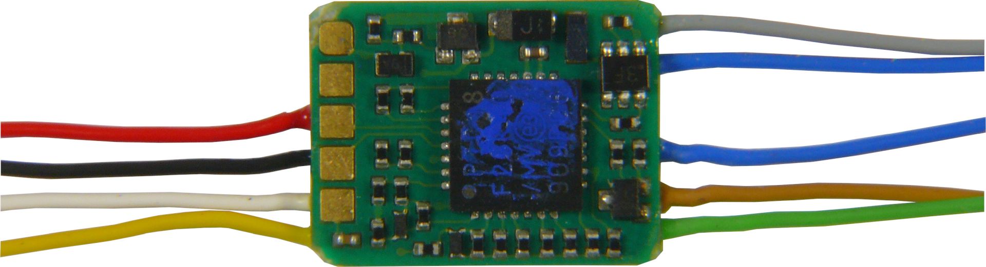 Zimo MX671 - Funktionsdecoder, 10,5x8x2,2mm, 0,7 A, 9 offene Kabelenden