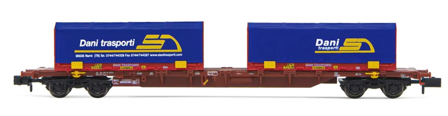 Arnold HN6586 - Containerwagen Sgnss, FS, Ep.VI 'Dani Transorti'