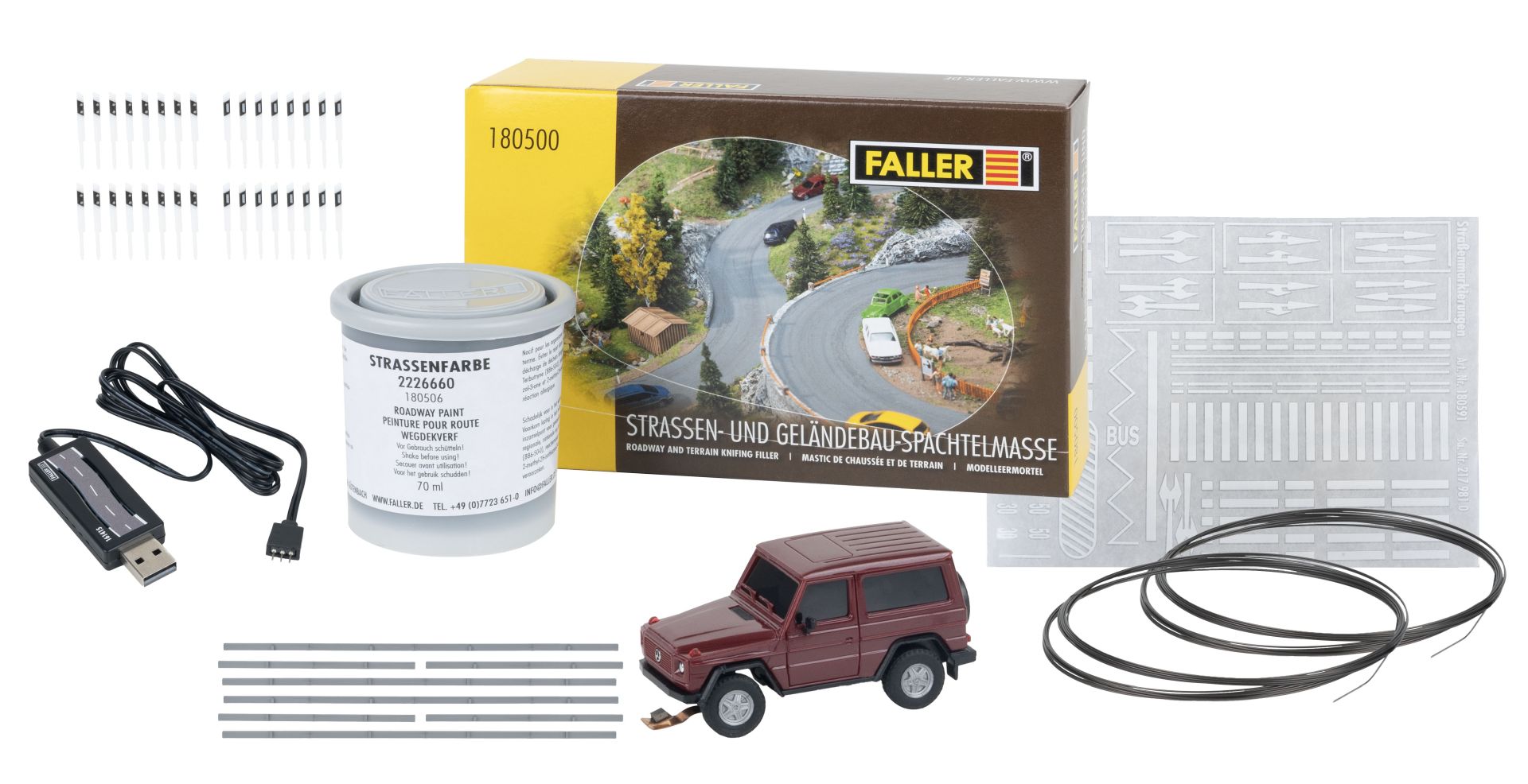 Faller 161449 - Car System Start-Set SUV MB G-Klasse (HERPA)