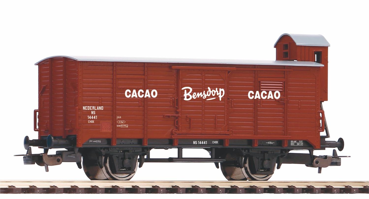 Piko 95358 - Gedeckter Güterwagen CHOK, NS, Ep.III 'Bensdorp Cacao'