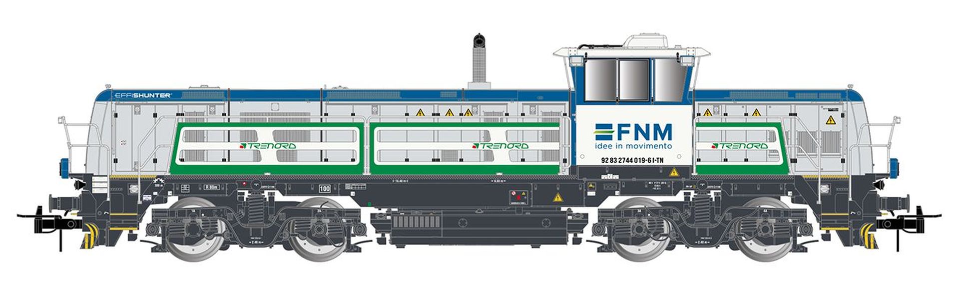 Rivarossi HR2924S - Diesellok EffiShunter 1000, FNM/Trenord, Ep.VI, DC-Sound