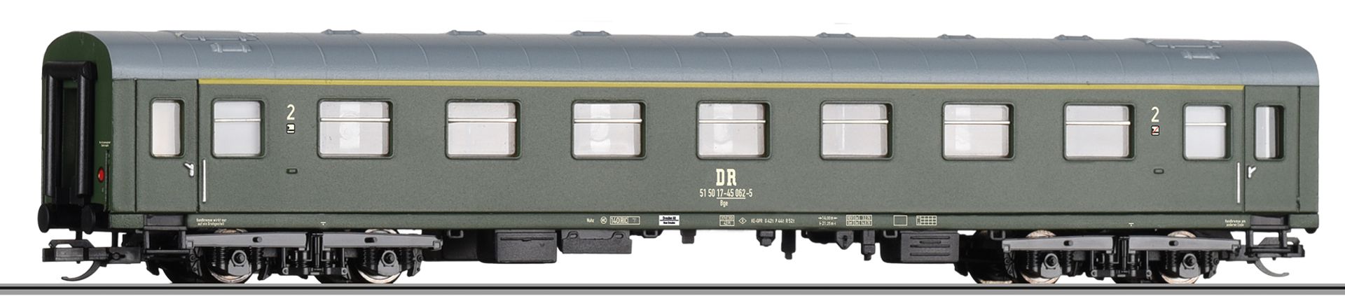 Tillig 502360 - 3er Set Modernisierungswagen 1. und 2. Klasse, DR, Ep.IV, Set 1