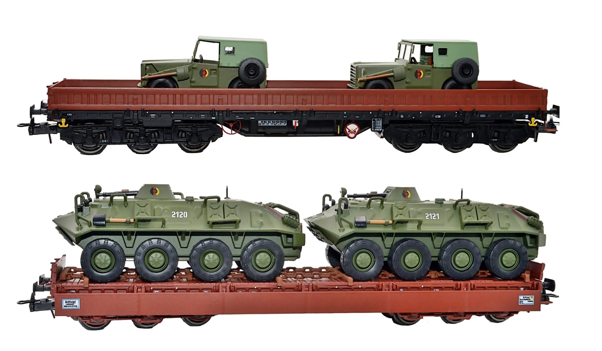 NPE NW 22098 - 2er Set Militärtransport der NVA, DR, Ep.IV, Set 2