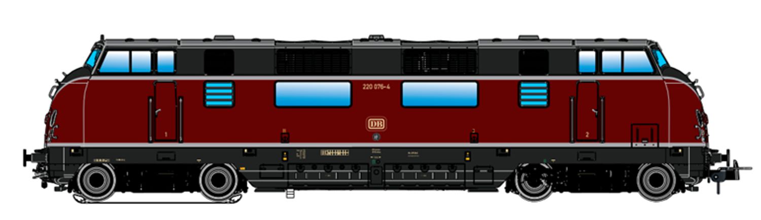 ESU 31750 - Diesellok 220 076, DB, Ep.IV, DC+AC-Sound
