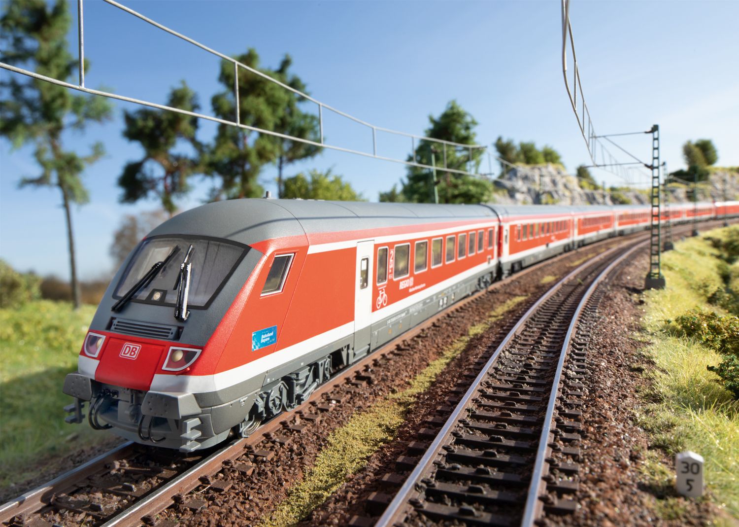 Märklin 42988 - 4er Set Personenwagen 'München-Nürnberg-Express', DBAG, Ep.VI, MFX-Digital