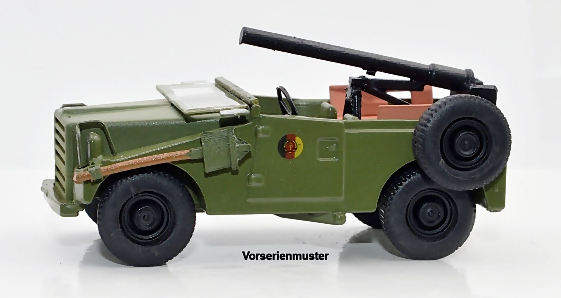NPE NA 88775 - IFA P3 Kübelwagen, NVA Grenztruppen SPG-9D