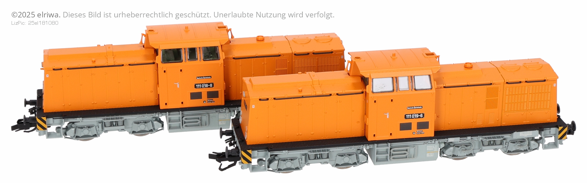 Roco 7390011 - 2er Set Dieselloks 111 018-8 und 111 019-6, DR, Ep.IV, DC-Sound