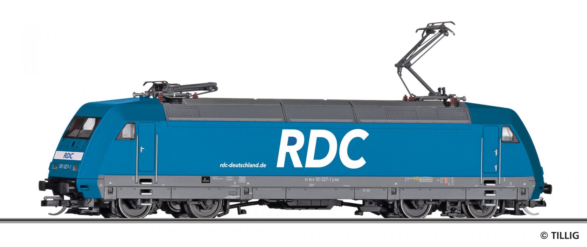 Tillig 02322 - E-Lok 101 027-1, RDC Deutschland GmbH, Ep.VI