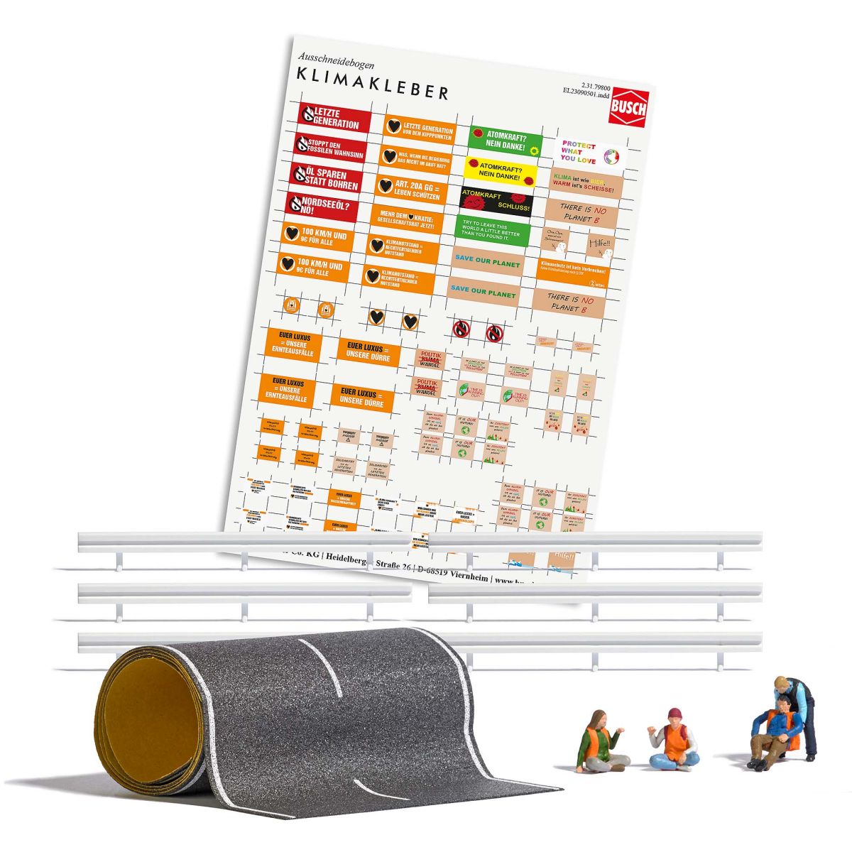 Busch 79800 - Action-Set 'Klimakleber' Busch 79800 - Action-Set 'Klimakleber'