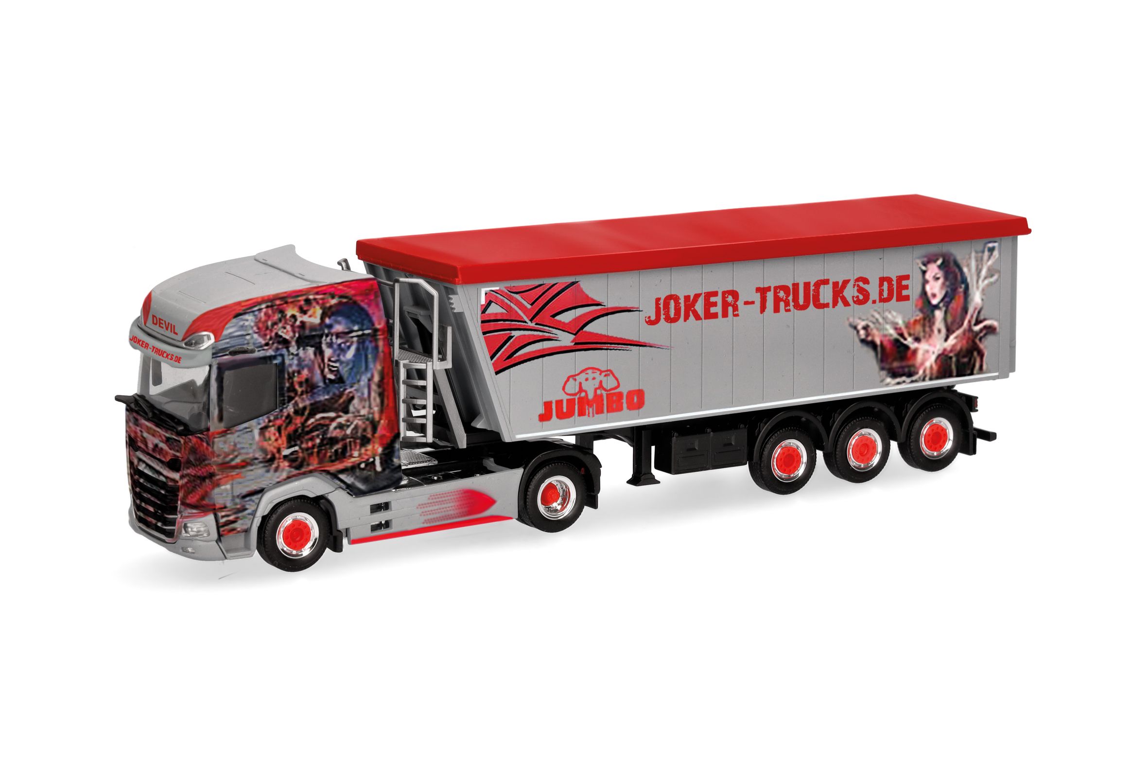 Herpa 319546 - DAF XG+ Stöffelliner-Sattelzug "Joker Trucks / Tamara"